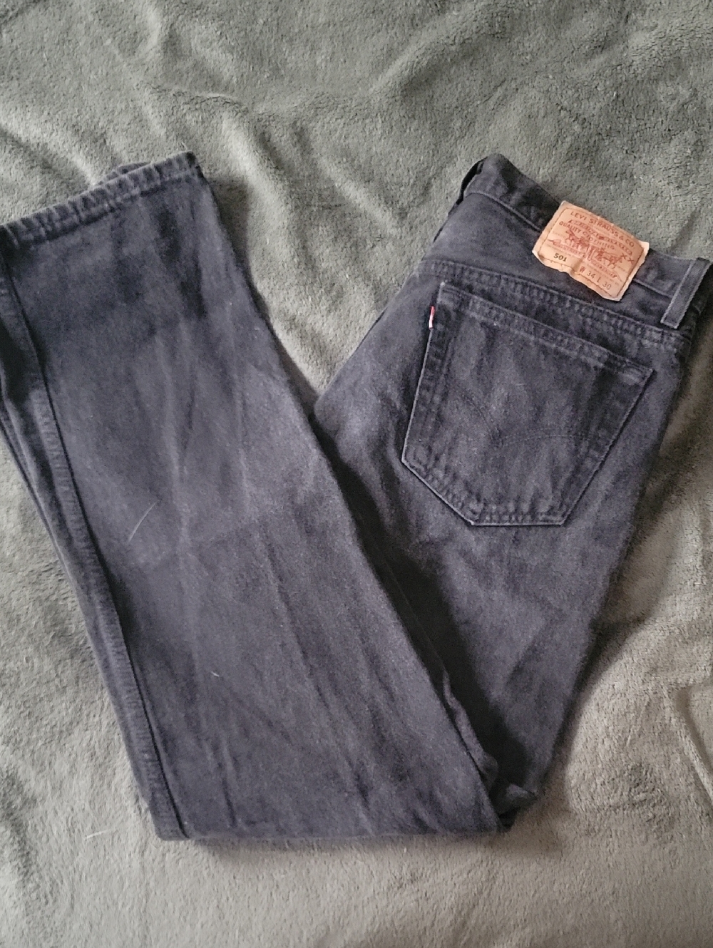 Levi's Men's Black Straight Jeans